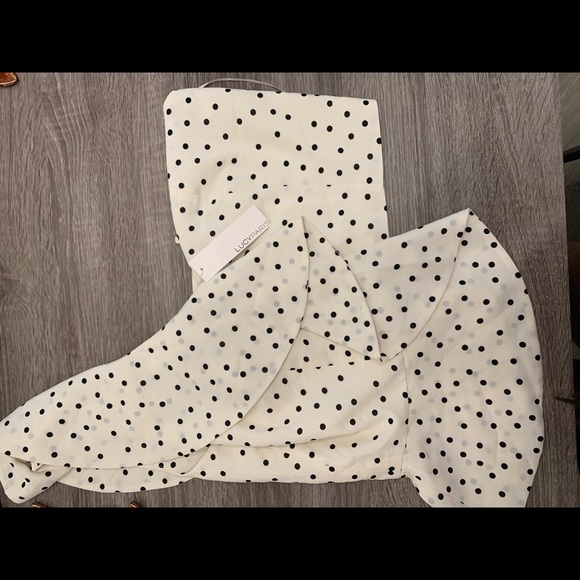 Lucy Paris | Women’s Crop Top | Black & White | L - Picture 2 of 5